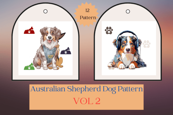 Australian Shepherd Dog Pattern I VOL 2