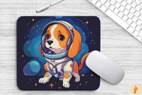 Cute Astronaunt Beagle Dog Mouse Pad Review