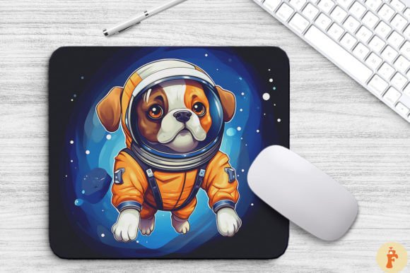 Cute Astronaunt Boxer Dog Mouse Pad: Designer Review