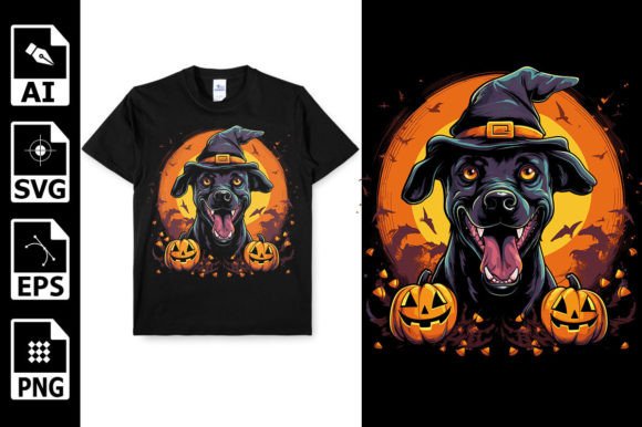 Dog Witch Halloween: A Designer's Take on a Whimsical Embroidery
