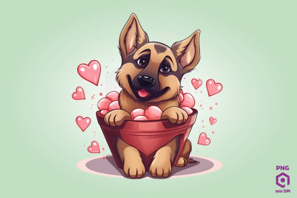 German Shepherd Dog in Hearts Basket: Real Use Review