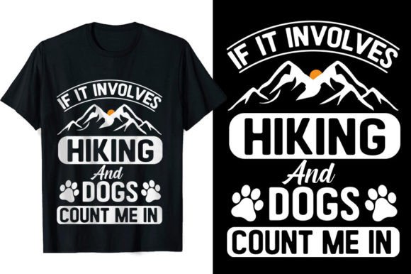 Hiking T-Shirt Design for Dog Lovers