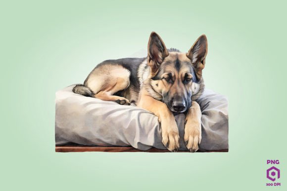 Sleeping German Shepherd Dog: A Designer's Review