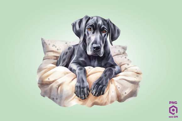 Sleeping Great Dane Dog: An Embroidery Review