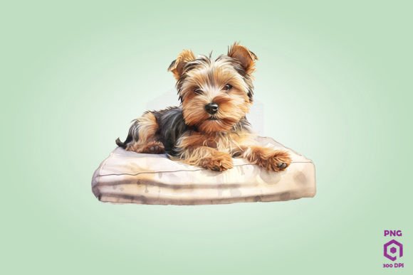 Sleeping Yorkshire Terrier Dog 1 – Design Review