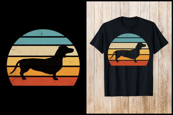 The Dushhound Dog Vintage Retro T-Shirt